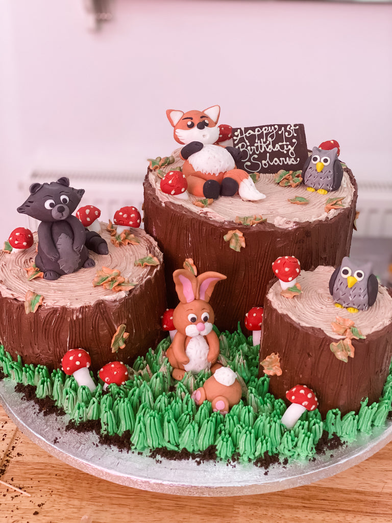 Woodland Themed Bespoke Birthday Cake