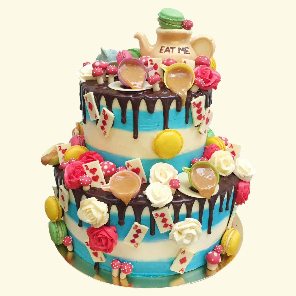 Alice in Wonderland Wedding Cake London Anges de Sucre