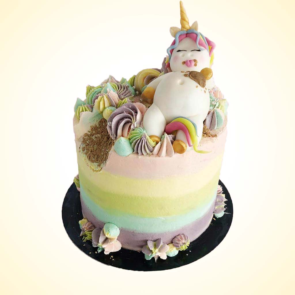 Funny Unicorn Vegan Birthday Cake Free T And Delivery Anges De Sucre 