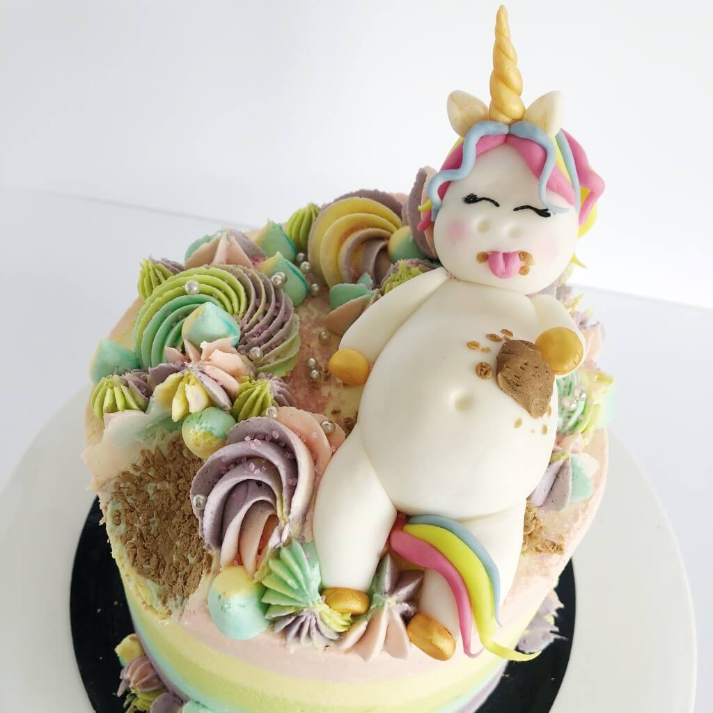 Fat Unicorn Vegan Birthday Cake Anges De Sucre Anges De Sucre 