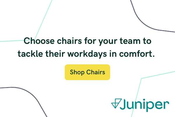 Choose chairs for your team to tackle their workdays in comfort. Shop Chairs!