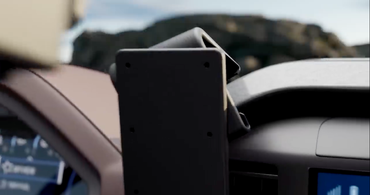 WindshieldFone - fully adjustable windshield mounted car phone