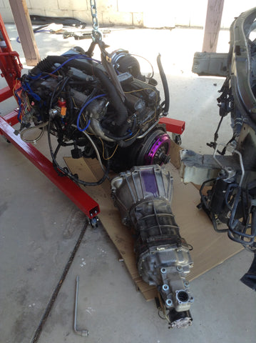 1JZ with Transmission removed 