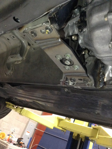 transmission crossmember for R154 gearbox into FRS 
