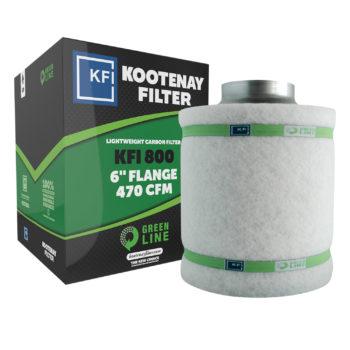 Kootenay Filter Green Line KFI 800 + 6 Inch Flange 470 CFM