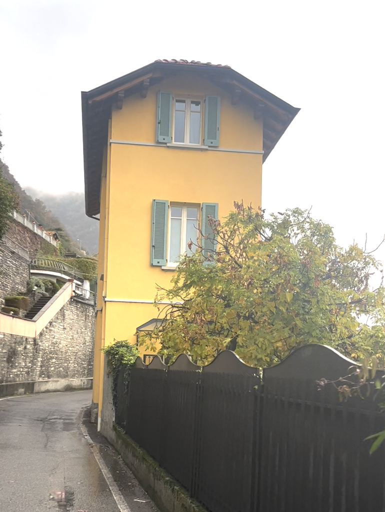 Yellow Italian villa