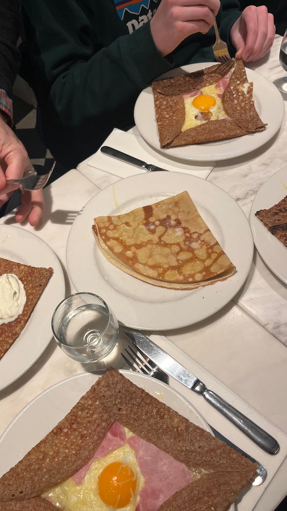 Table full of crepes