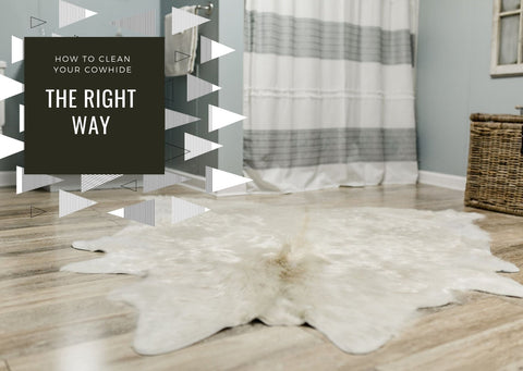 How to clean a cowhide - the right way! 