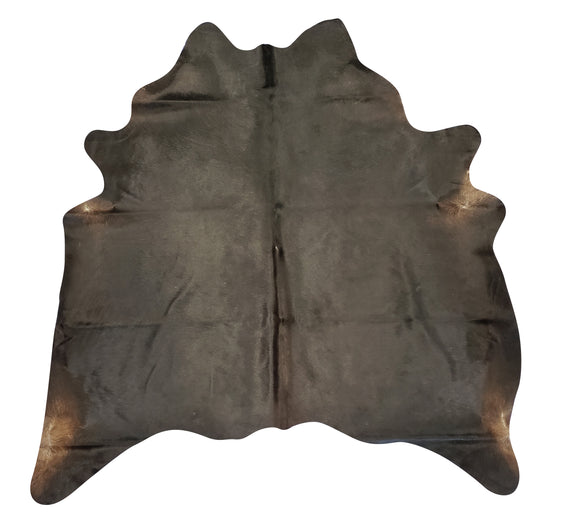 Solid Black Cowhide Rug – Crew and Company