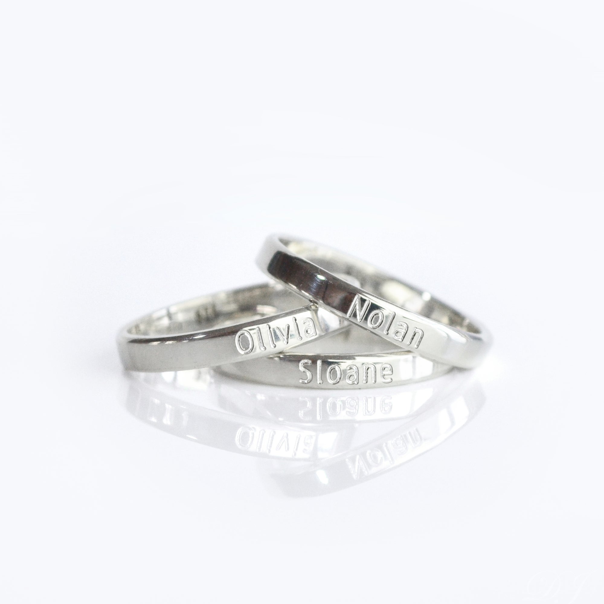 engraved rings