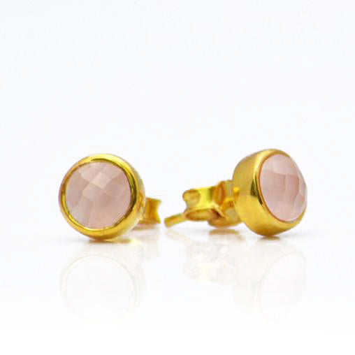 Pink Chalcedony Teardrop Ring - October Birthstone