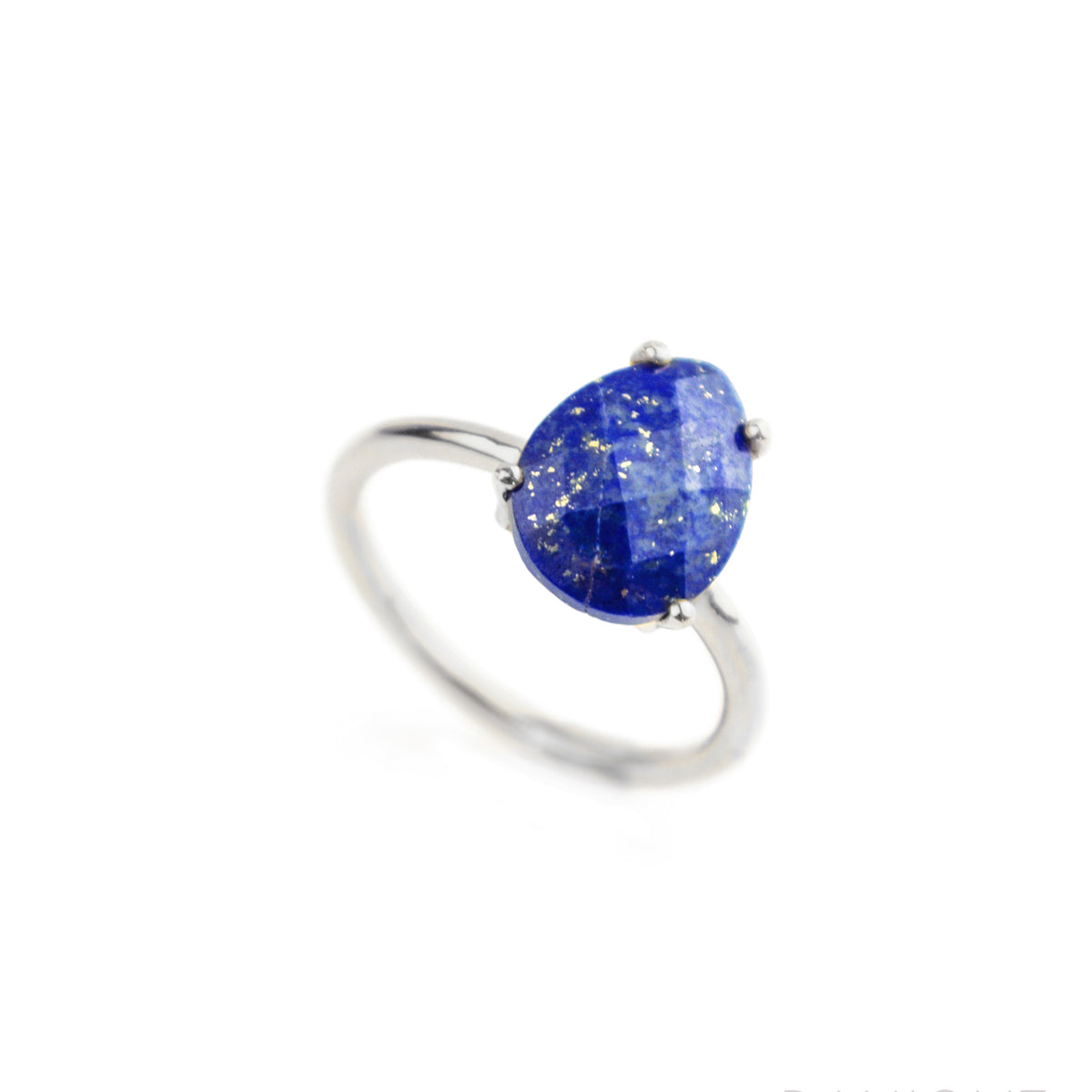 Lapis Lazuli Teardrop Ring - September Birthstone - Danique Jewelry