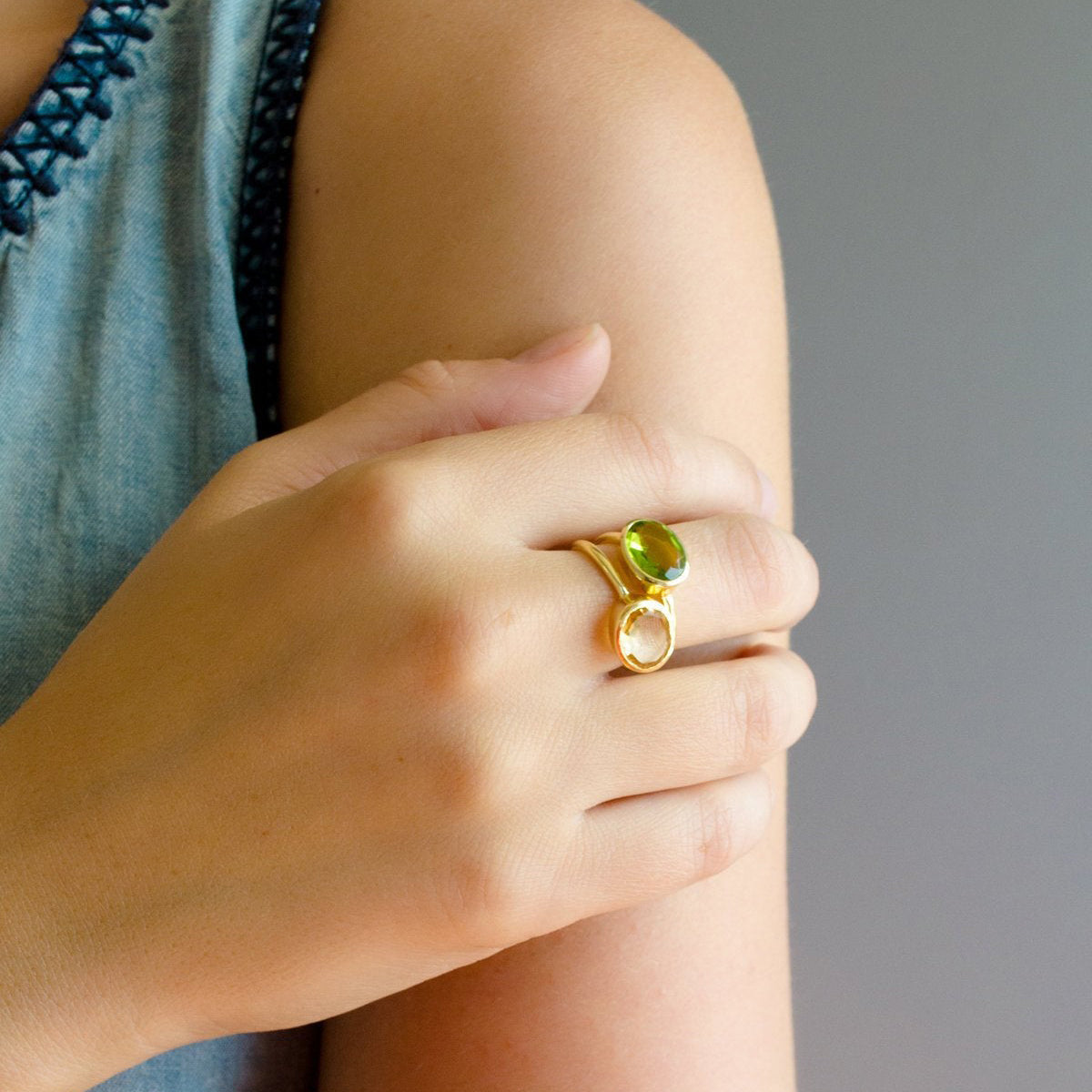 peridot rings