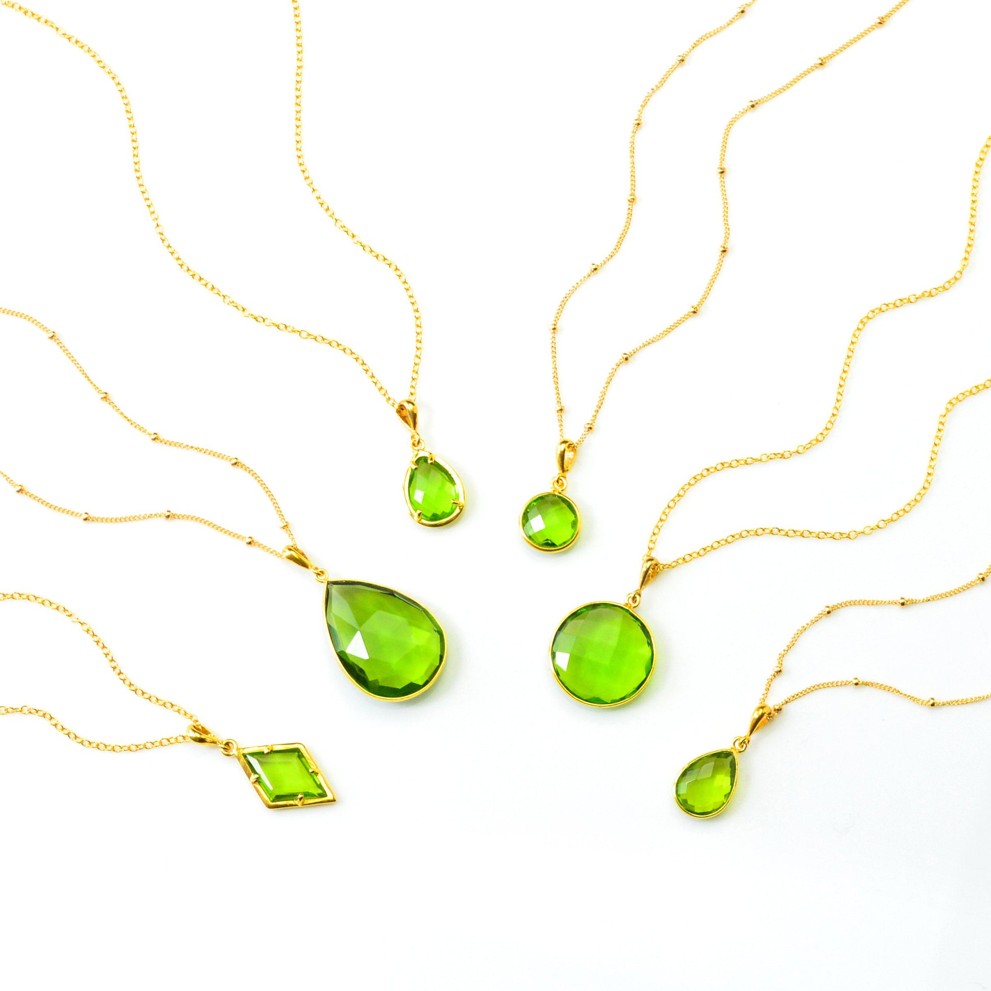 peridot necklace