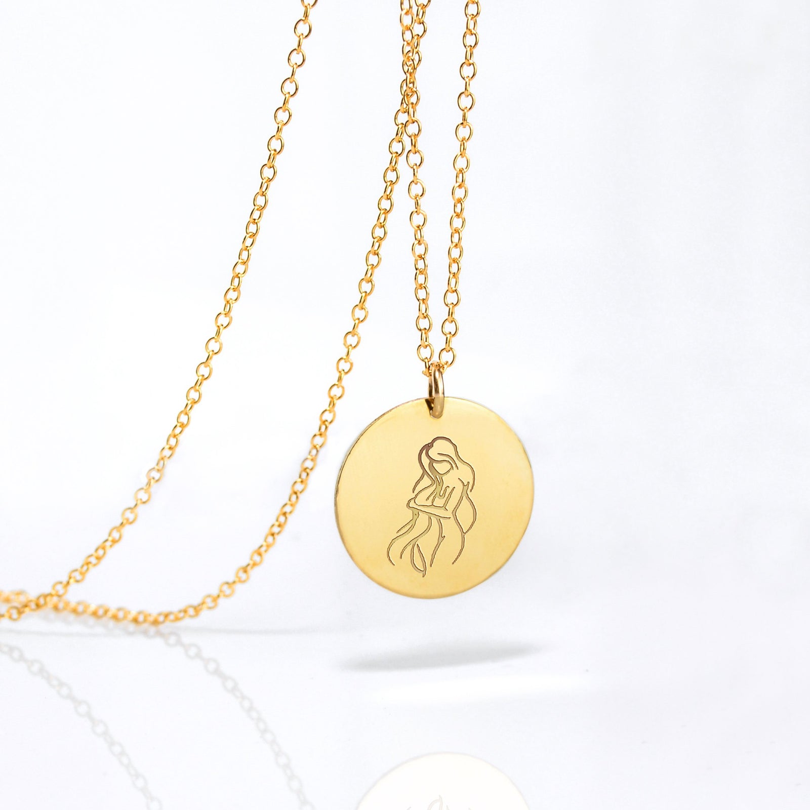 Simple Necklace Chain - Cable or Satellite 14K Gold-Filled / Cable Chain / 22 Inches / 55 cm