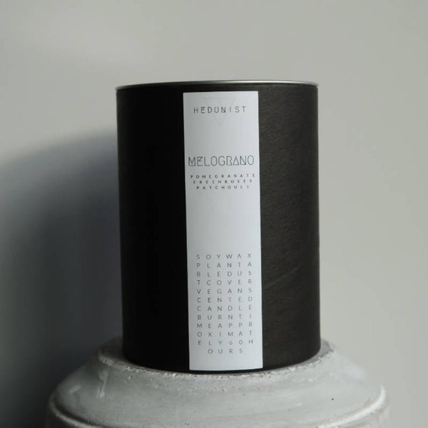 Melograno candle in packaging
