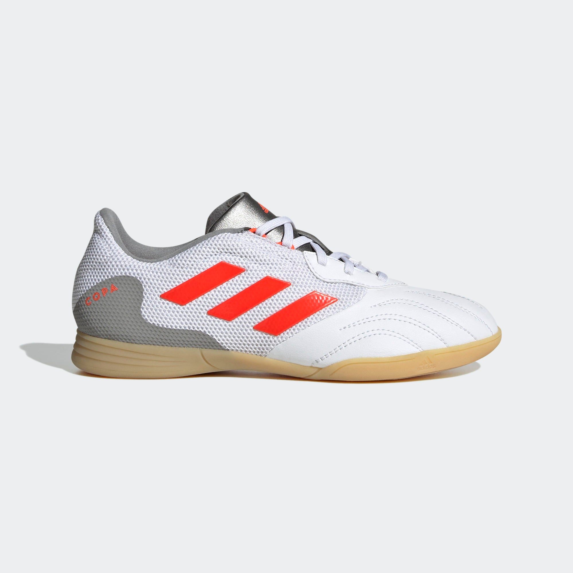 hæk Rubin Kompatibel med adidas Copa Sense.3 Sala J White Red Kids Futsal Indoor Soccer Shoes –  Strictly Soccer Shoppe
