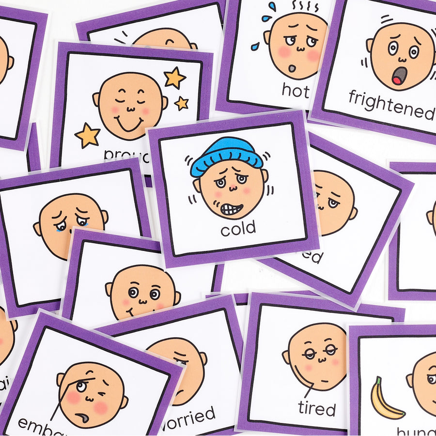Feelings Cards Hand Laminated Create Visual Aids Ltd