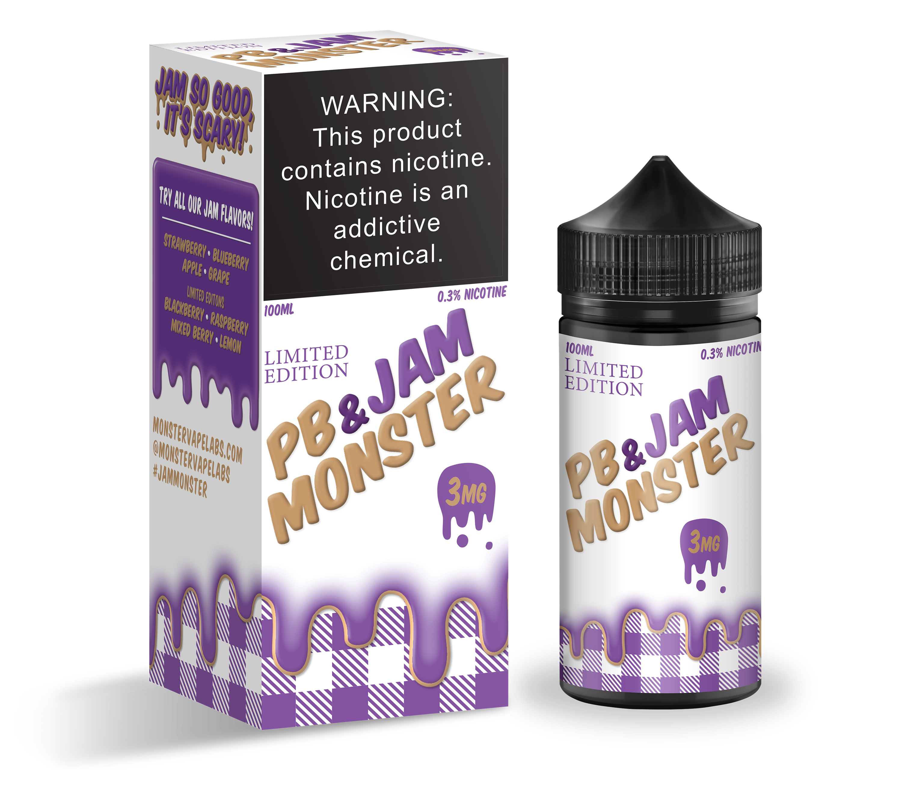Jam Monster TFN_100mL_PB & Jam Grape -