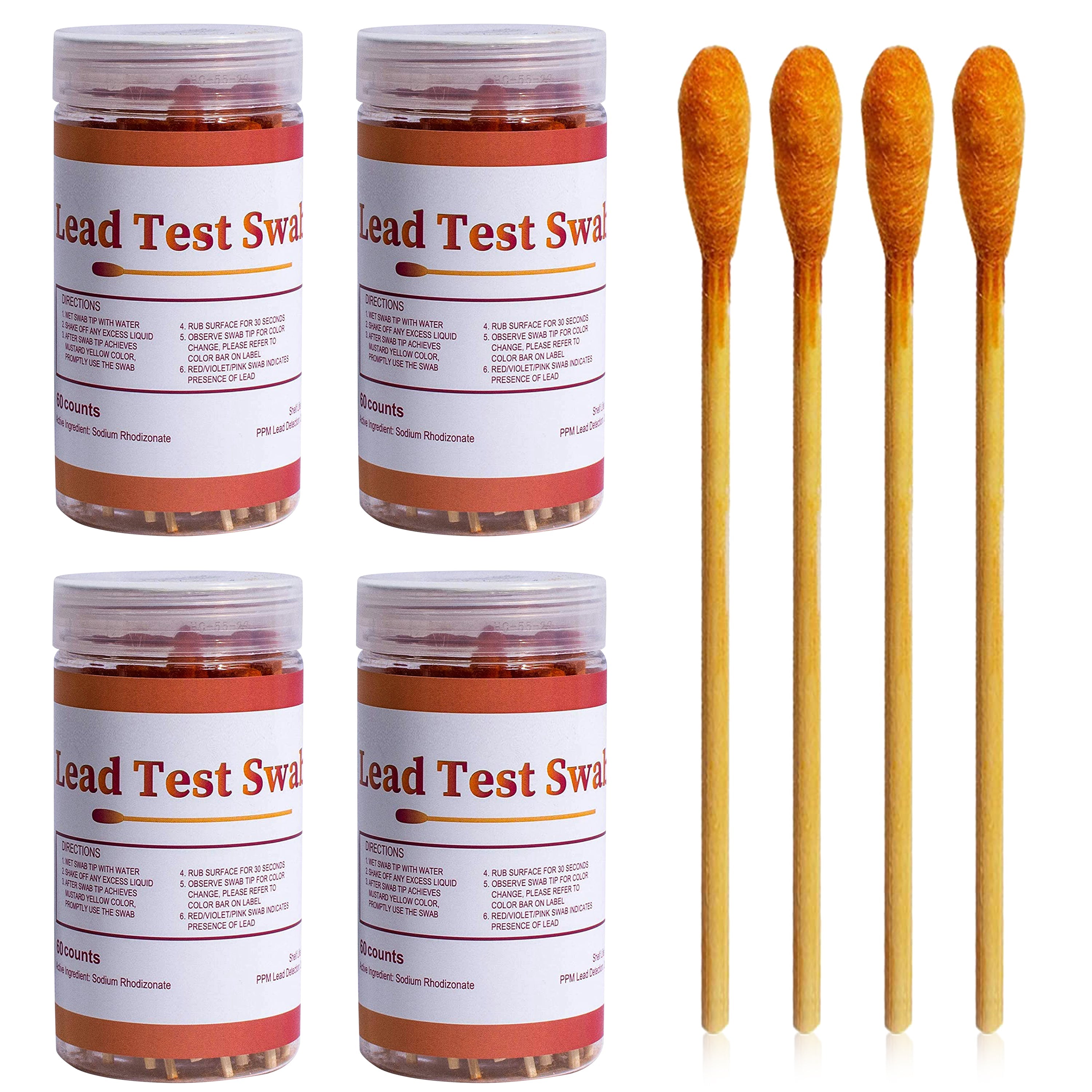 Instant Lead Test Swab Kit (80X4=320 Pcs Rapid Home Testing Swabs) 30