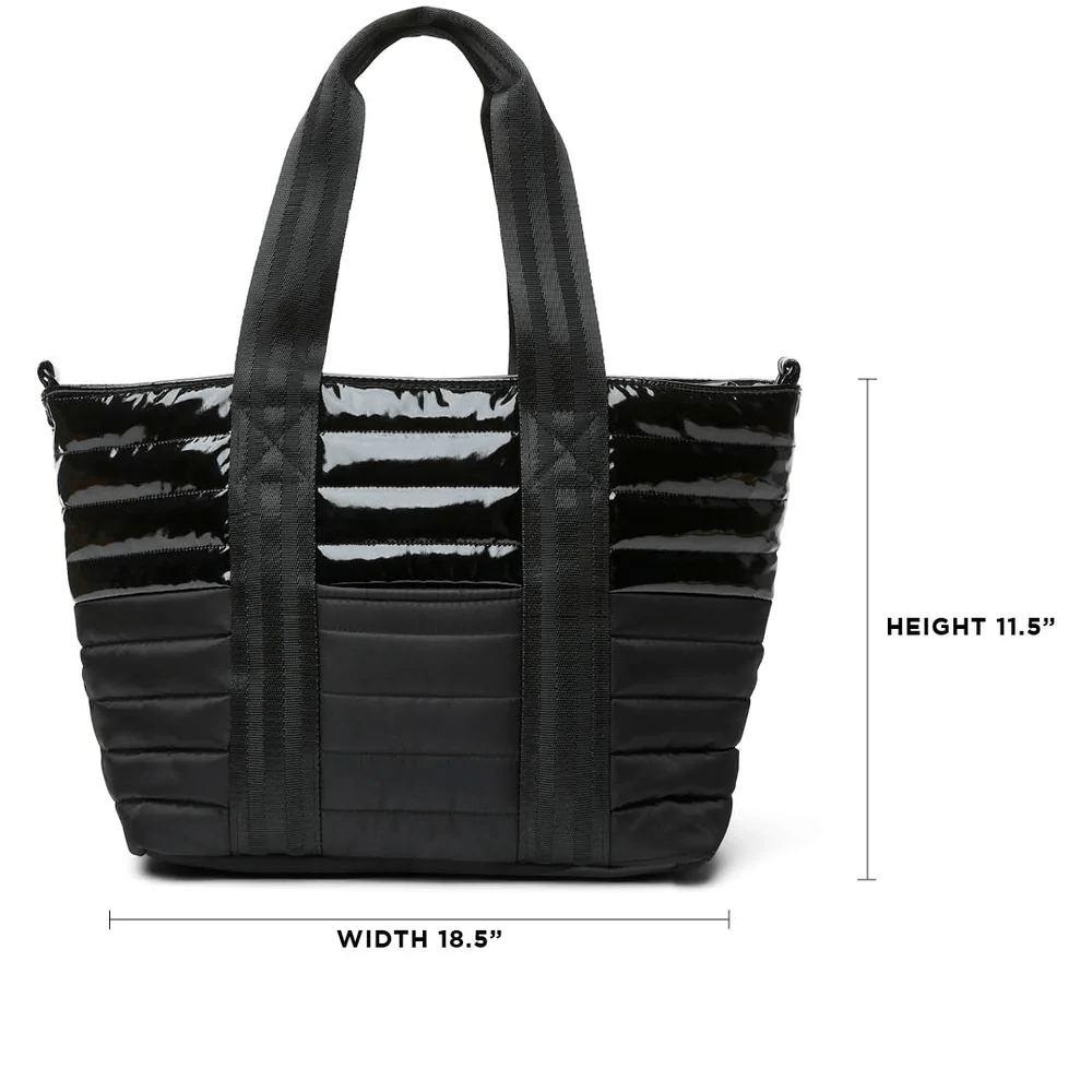 Think Royln - The Kelsie Bag in Shiny Black