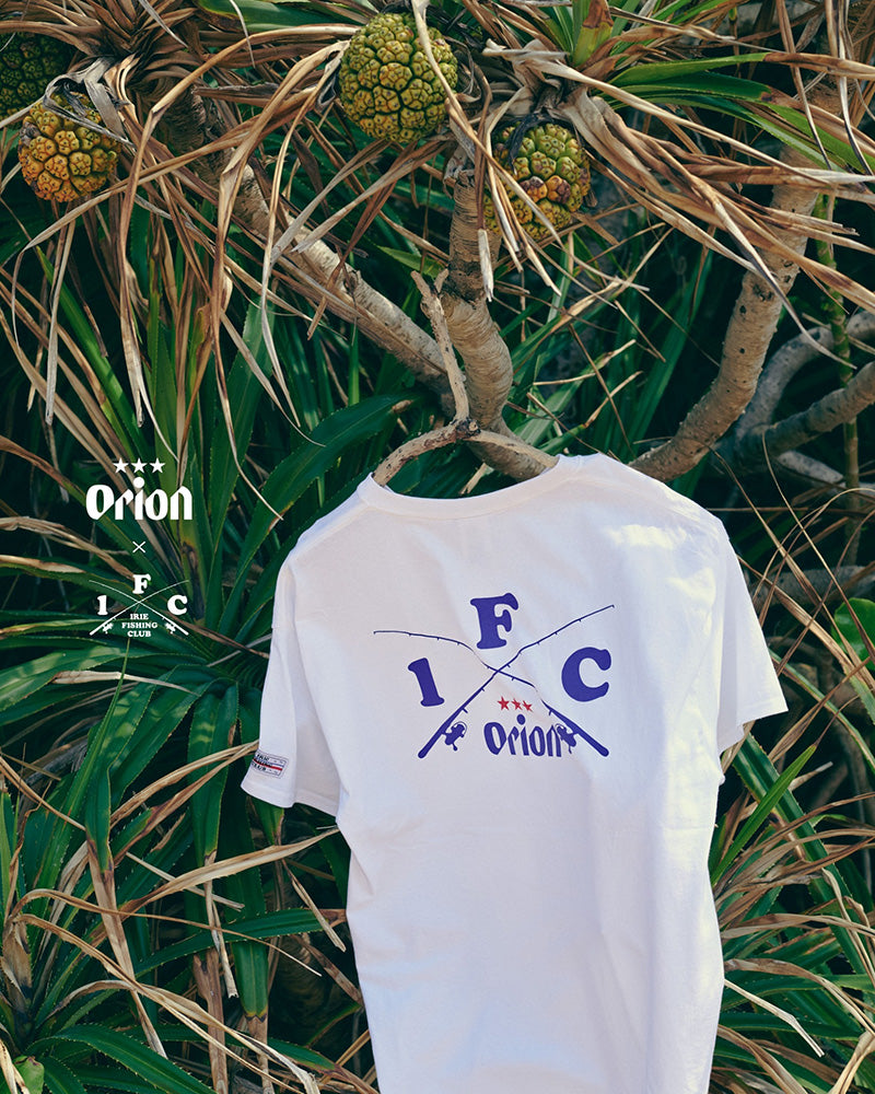 I.F.C×ORION BEER CROSS ROD S/S TEE カラー：WHITE – オリオンビール