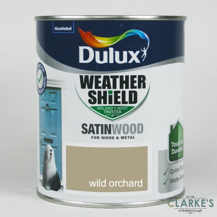 Dulux Exterior Satinwood Colours 750ml – Fitzgeralds Homevalue Dingle