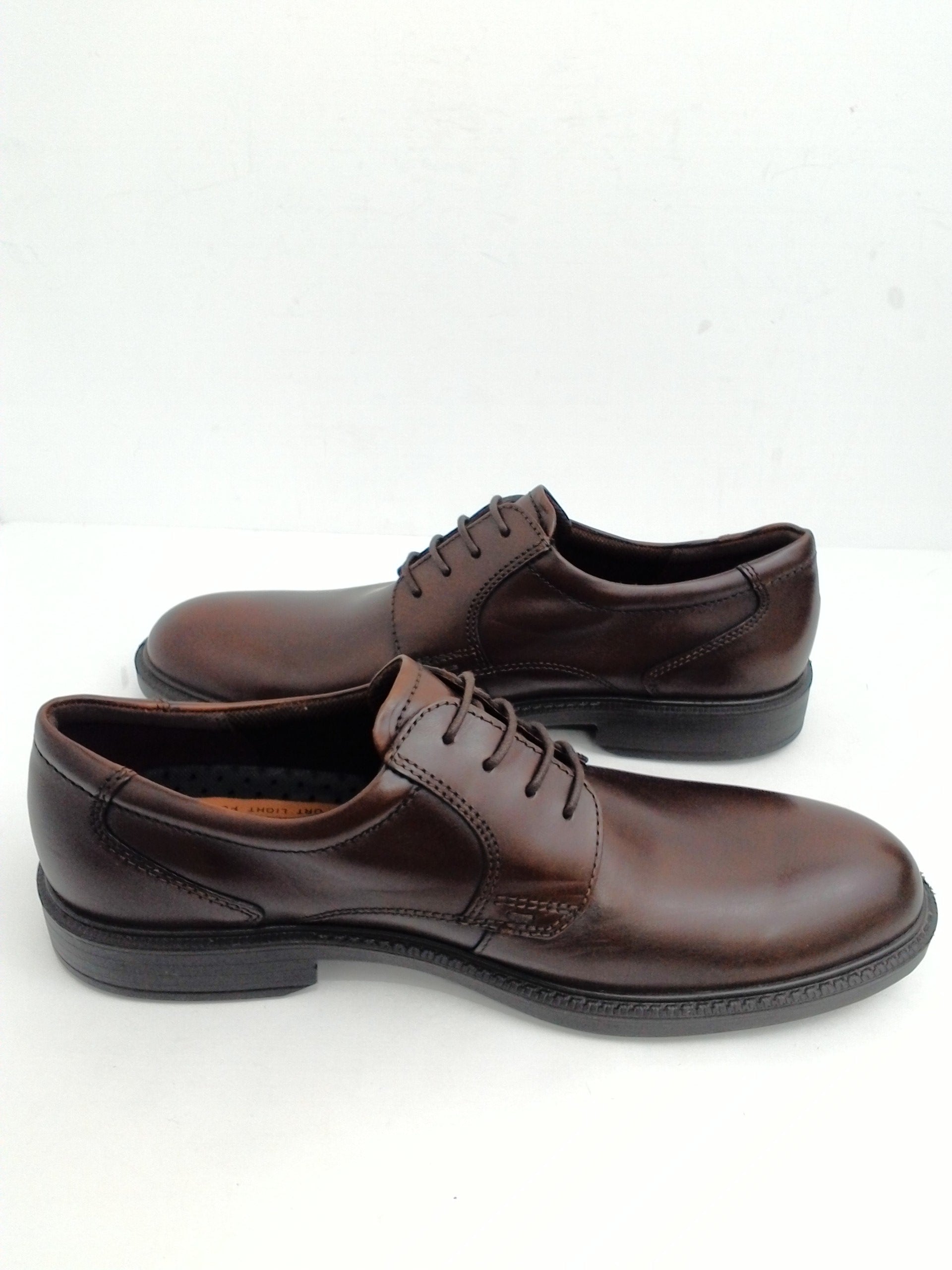 Ecco Men's Plain-Toe Oxfords , Leather, Dark Brown, Size 13 M (47 ...