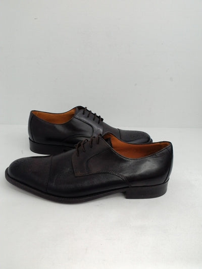 Tasso Elba Men's Oxford, Dark Brown, Leather, Size  M - Prime Shoes and  More