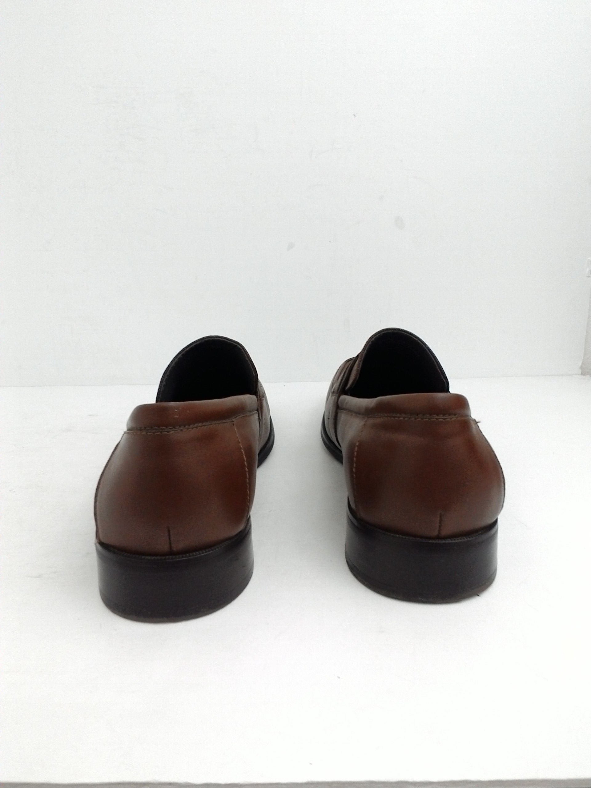 Calvin Klein Men's Jameson Soft Leather Loafers, Brown Size 11.5 M ...