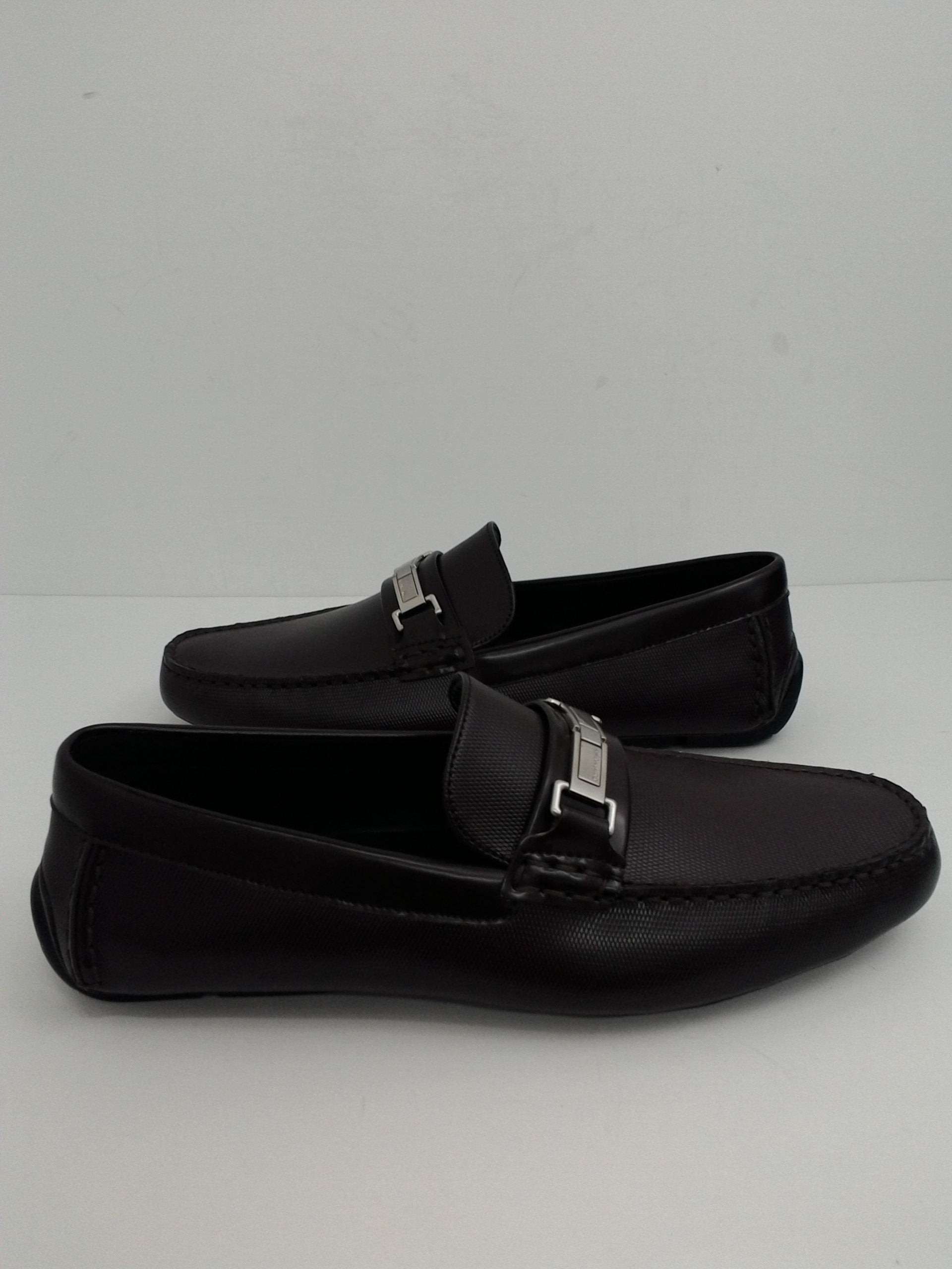 Calvin Klein Men's Karns Burgundy Leather Loafer Size 12 - Prime Shoes ...