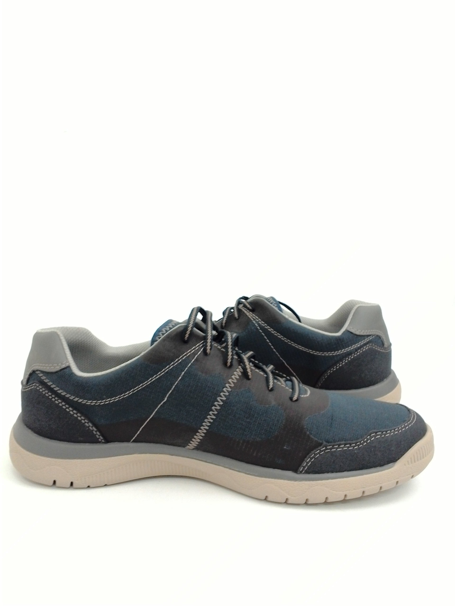 Clarks Men's Dark Blue/Grey/Black Sneakers Size 9.5 M - Prime Shoes and ...
