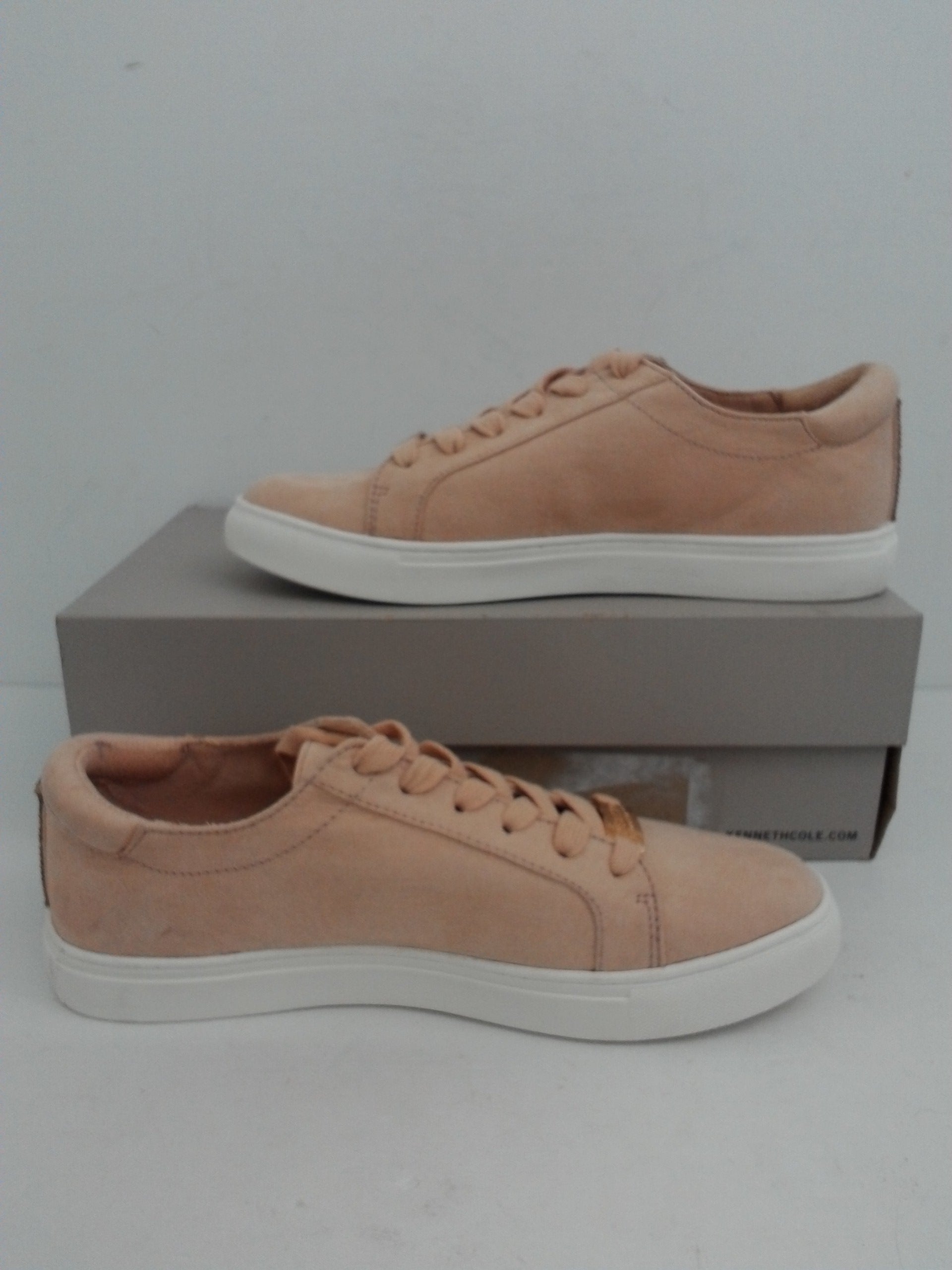 Kenneth Cole Reaction Women's Joey Blush Suede Sneaker Size 7 M - Prime ...