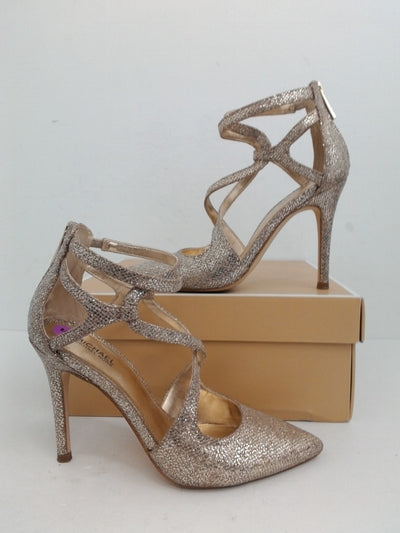 Michael Kors Women's Pump Gold Heels Size 5 M - Prime Shoes and More