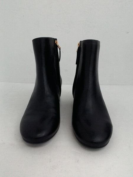 Lauren Ralph Lauren Women's Welford Black Leather Booties Size 5 B ...