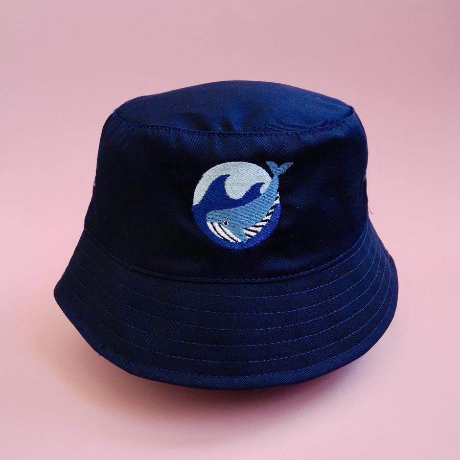 FEAT Whale Cotton Bucket Hats | Made by Artisans