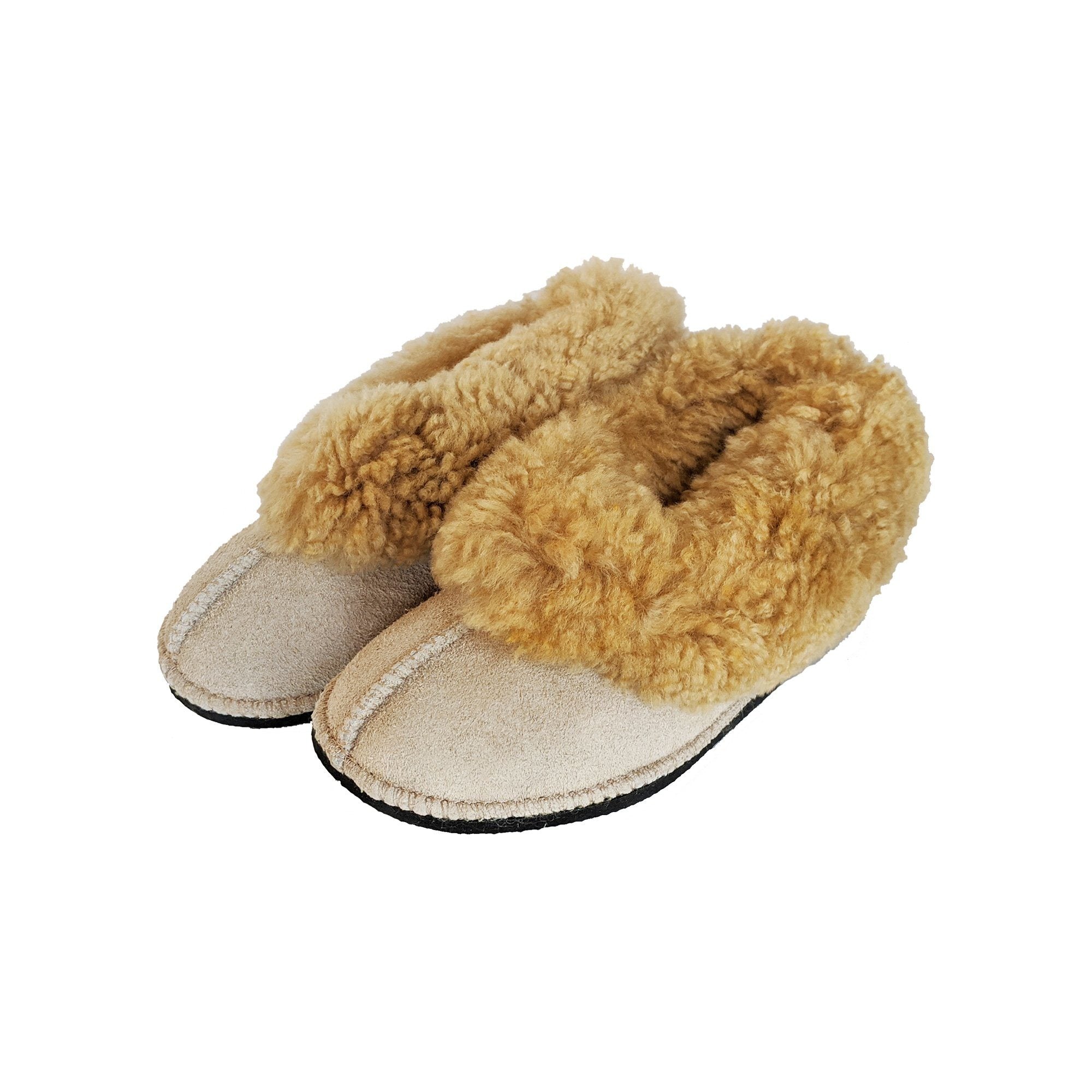 real sheep wool slippers