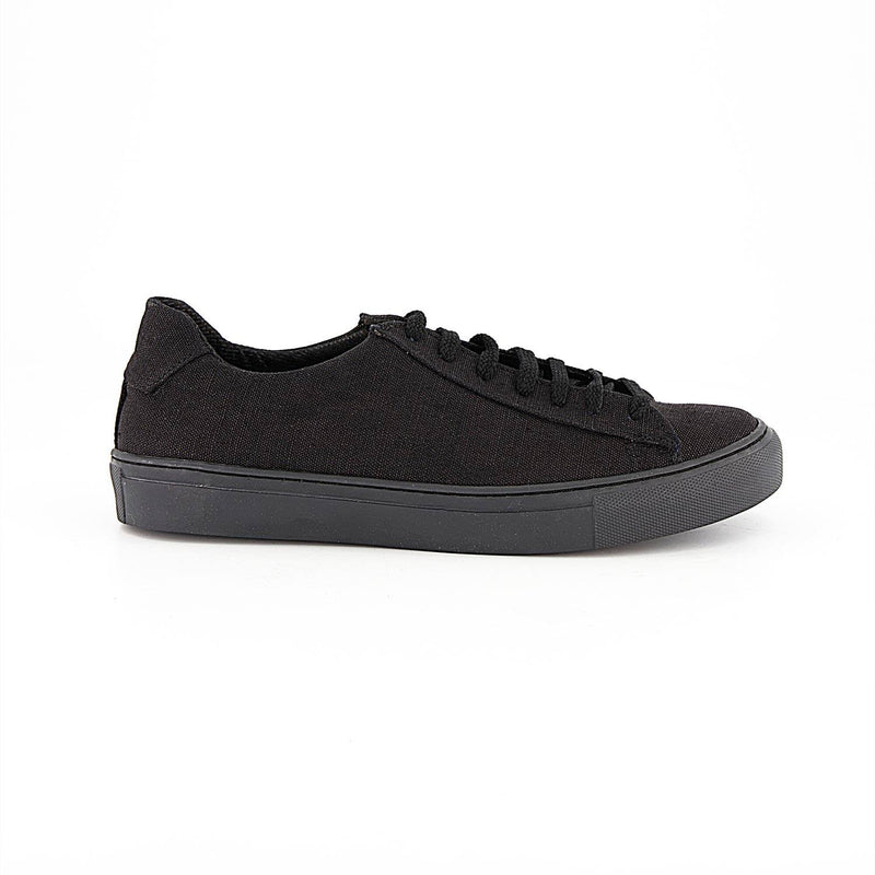 Buy Reefer Unisex All Black Hemp Sneakers – madebyartisans | Online