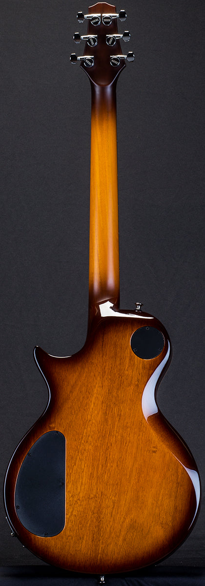 Kiesel Guitars CS6S, honeyburst finish, chrome hardware, mahogany neck, painted satin neck,  serial number 145437