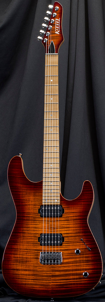 where are serial number on carvin guitars