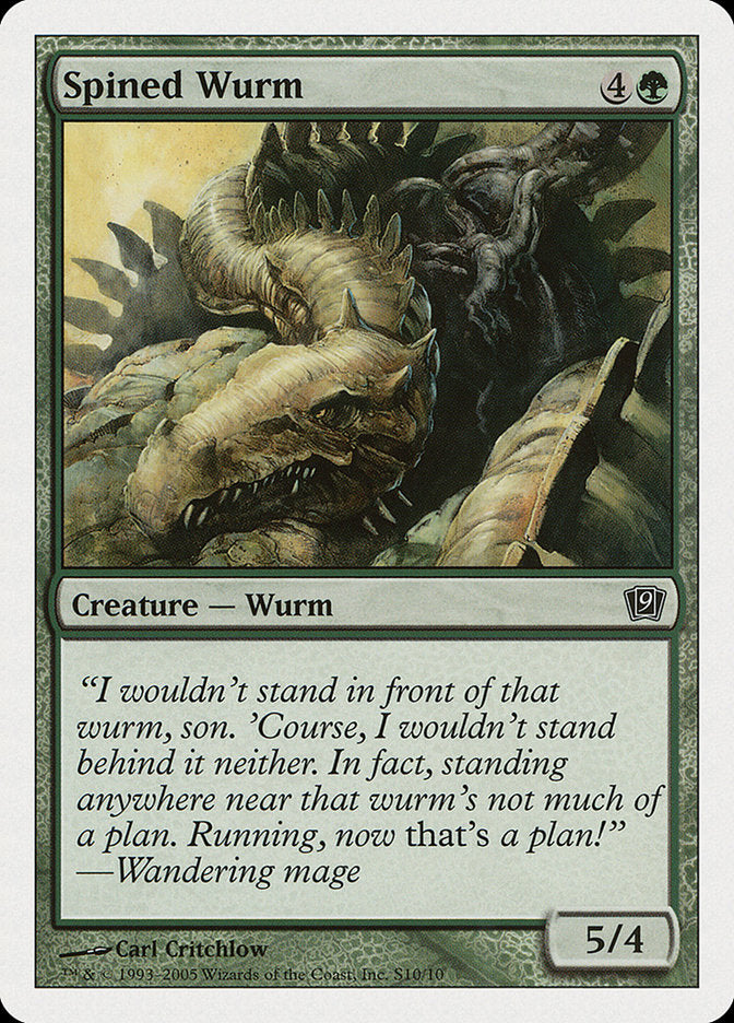 Spined Wurm [Ninth Edition] | Red Claw Gaming