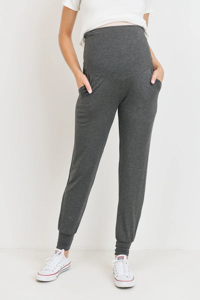 French Terry Maternity Yoga Pants