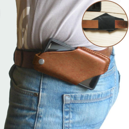 belt buckle phone holder