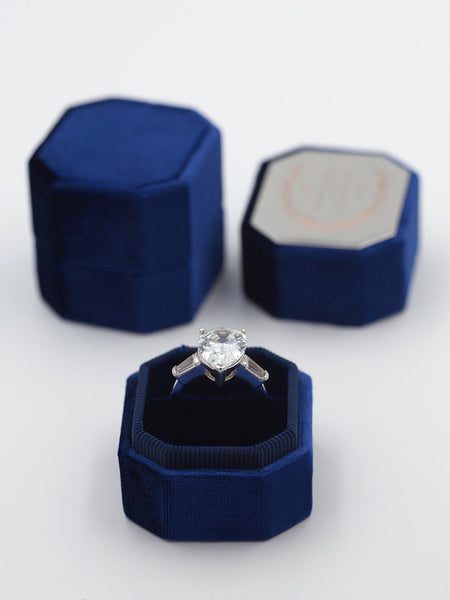 blue velvet ring box