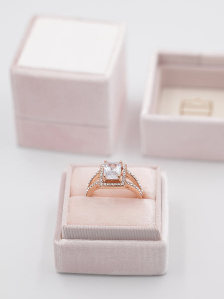 classic engagement ring box