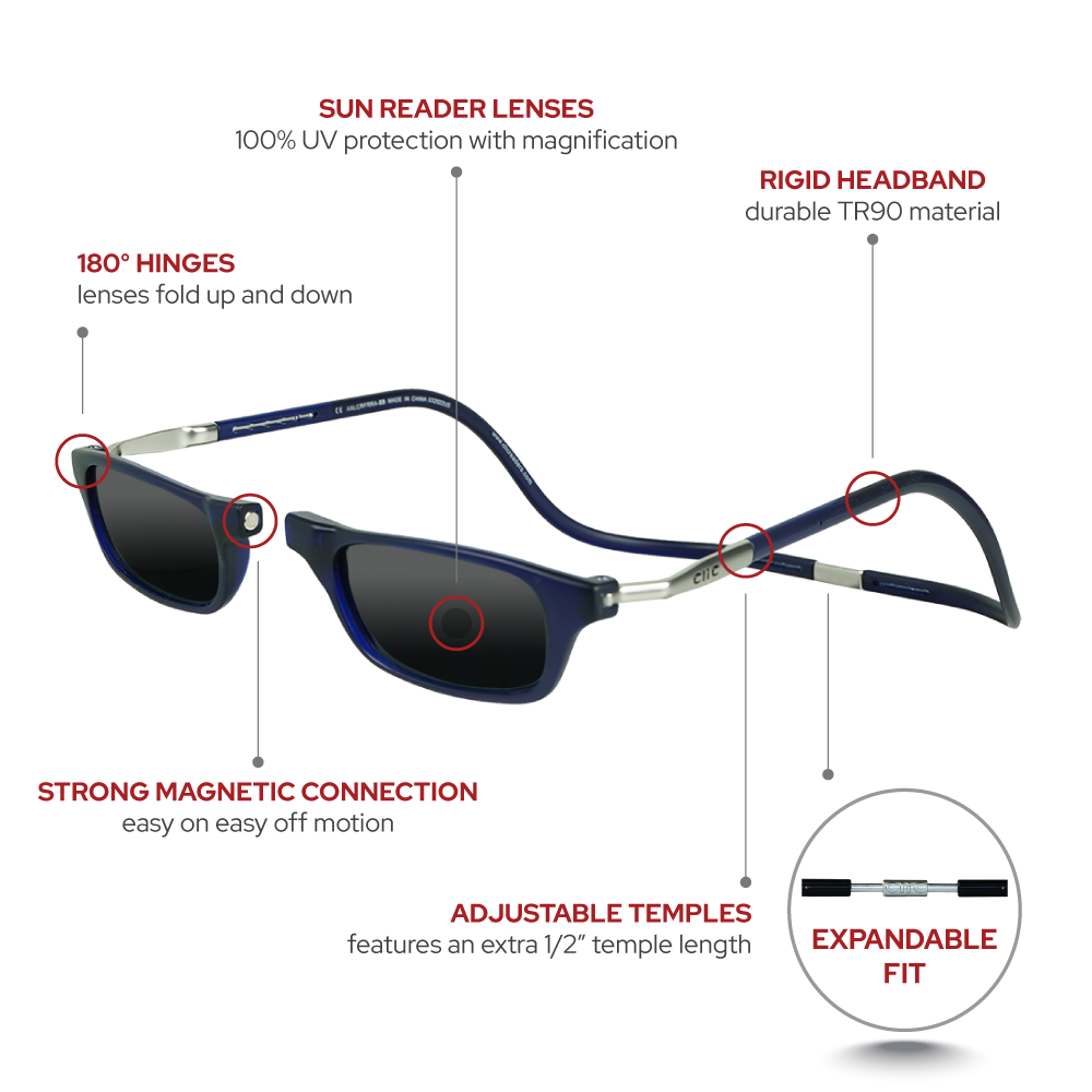 CliC Sun Reader Original - Expandable – CliC Eyewear