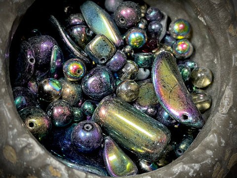 Allegory Gallery Design Challenge Kit — Dark Rainbow Luxury Bead Blend