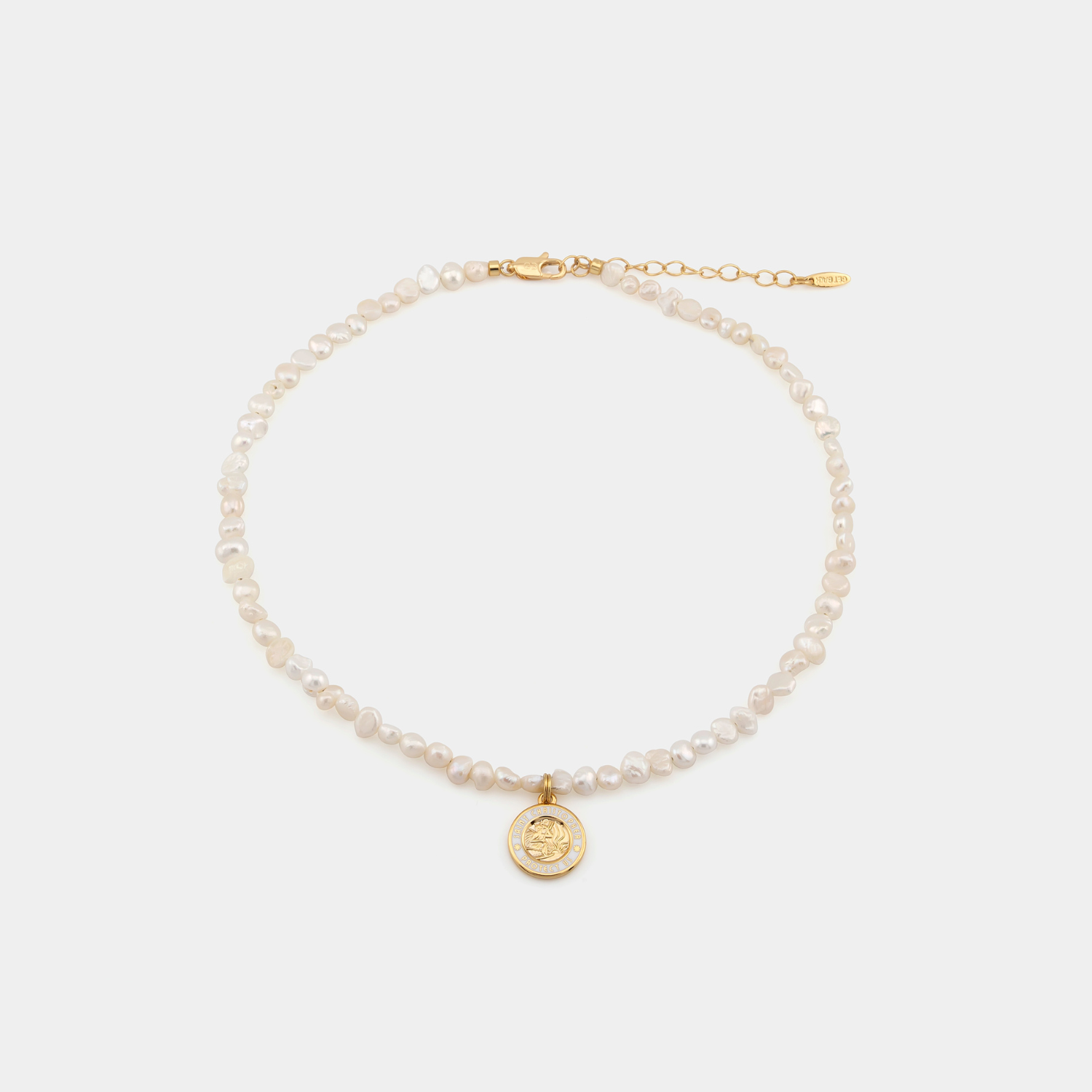 Shoreline Pearl Choker - Gold - Get Back Necklaces product image