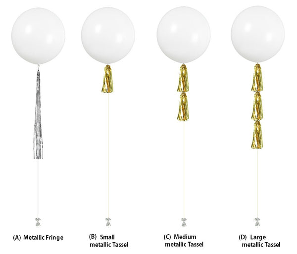 Pastel Tassel Balloon Weight Tail