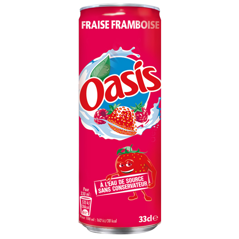 Oasis Strawberry-Raspberry 330 ml – Snaxies